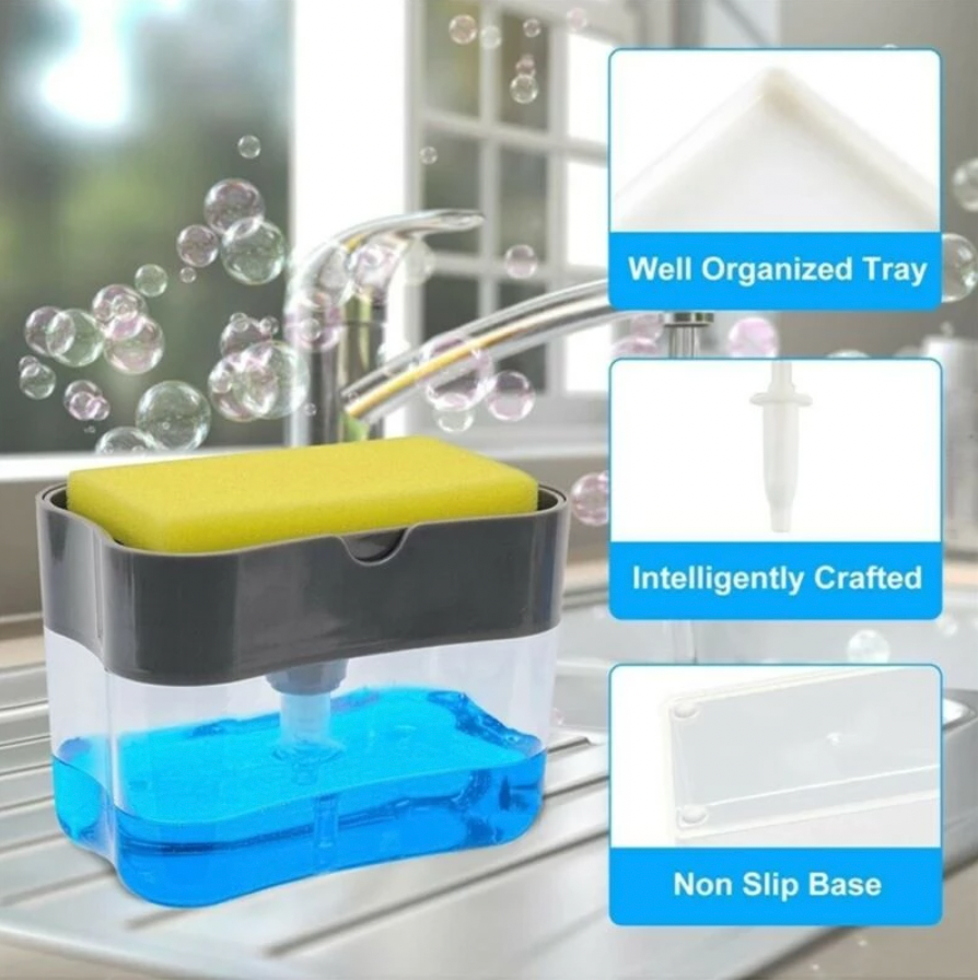 Soap Dispenser & Sponge Holder